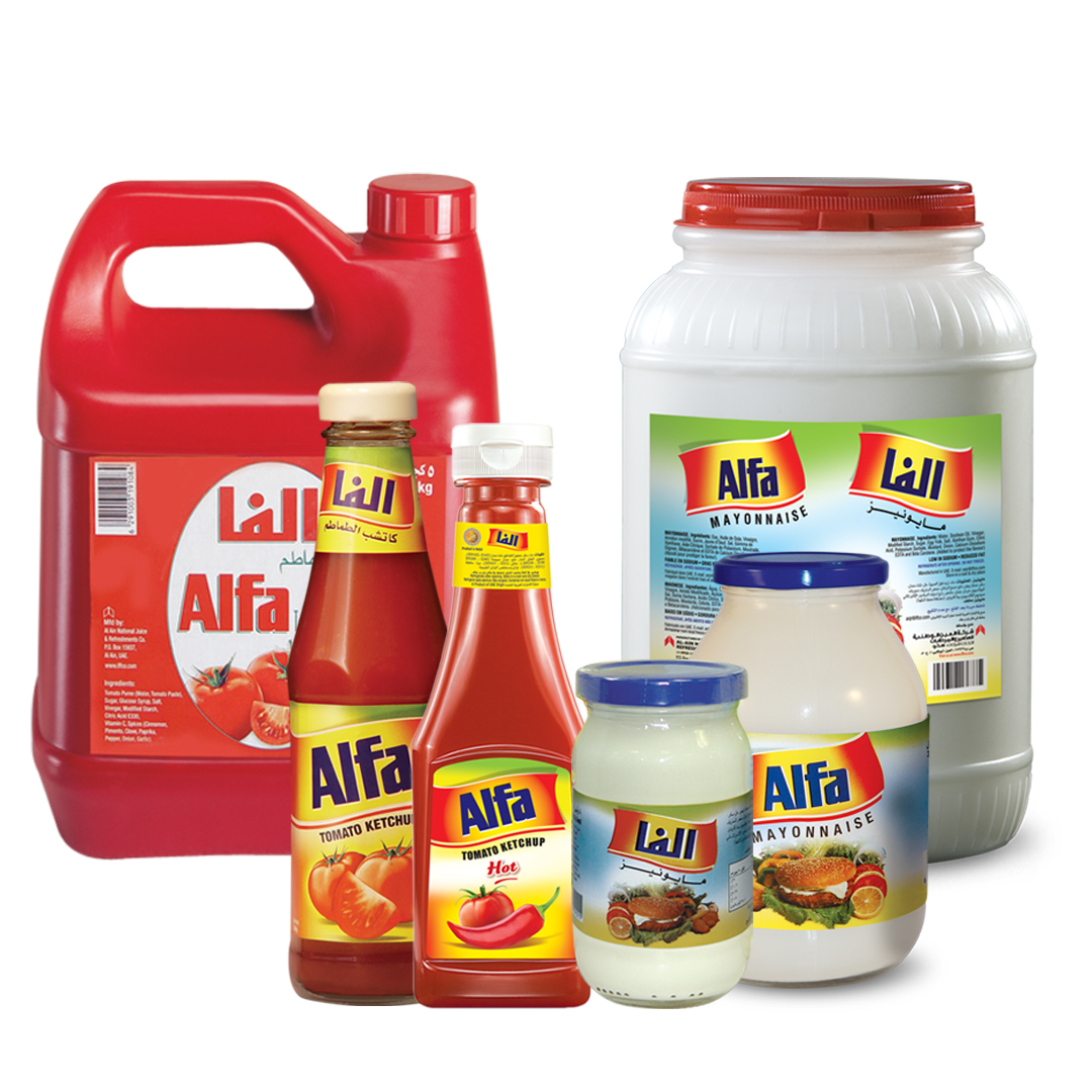 Alfa-mayo-ketchup