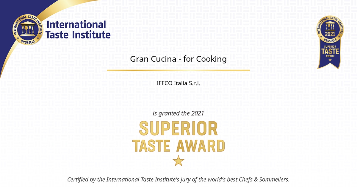 Gran Cucina - for Cooking certificate