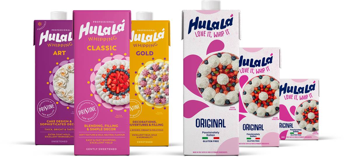Hulala brings you the perfect trio: soft Whipping Cream, rich Gran Dessert, and creamy Gran Cucina.